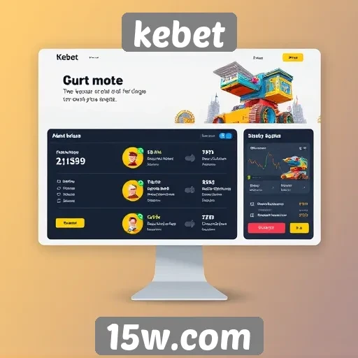 Explorando a interface do usuário do site Kebet